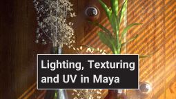 UV، Texturing و Lighting در نرم‌افزار Maya